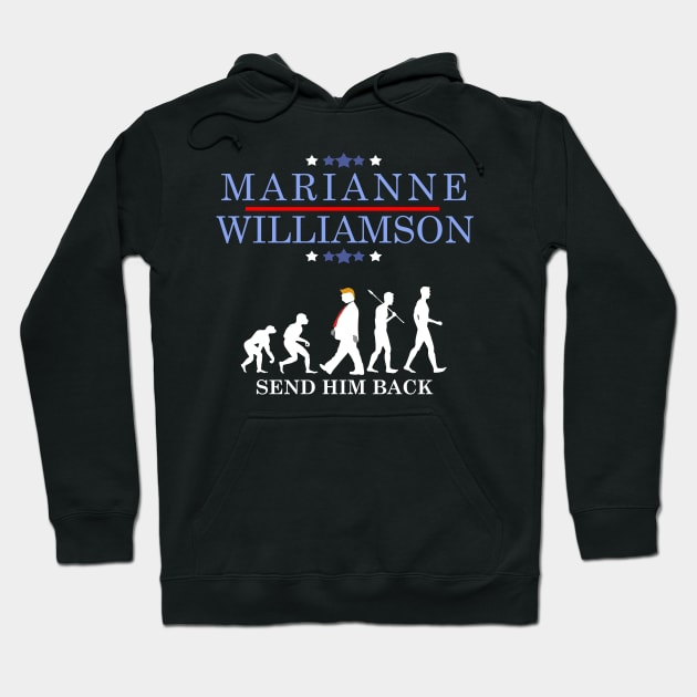 marianne williamson Hoodie by Yaman